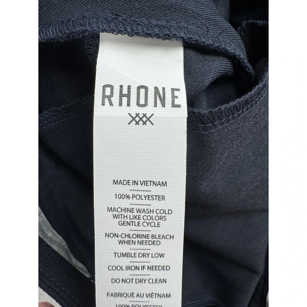 Rhone Pants Mens 31x32 True Navy Golf Tour Trouser DWR Stretch Water Resistant